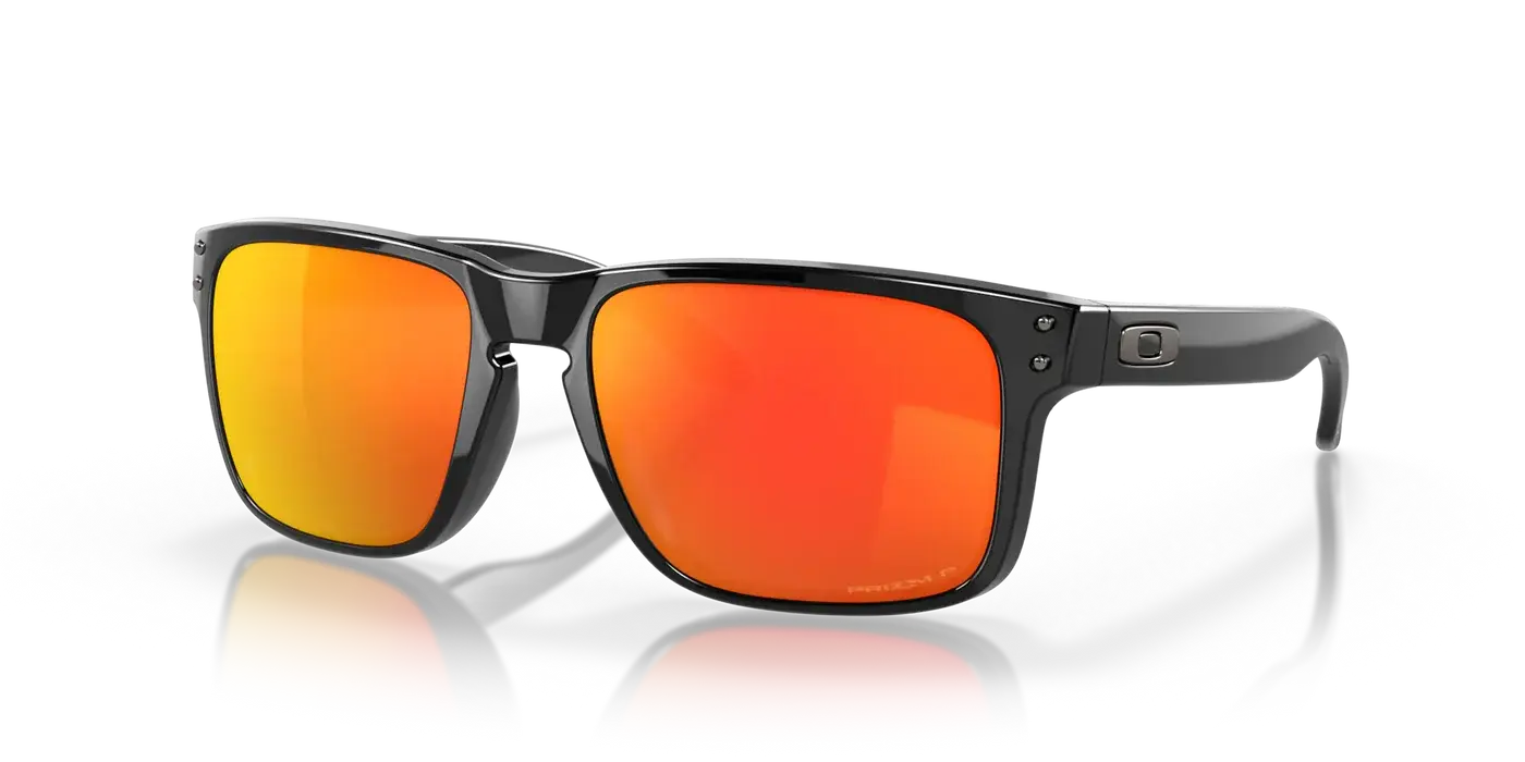 Oakley Holbrook Polished Black / Prizm Ruby Polarised Lenses Pathpavers