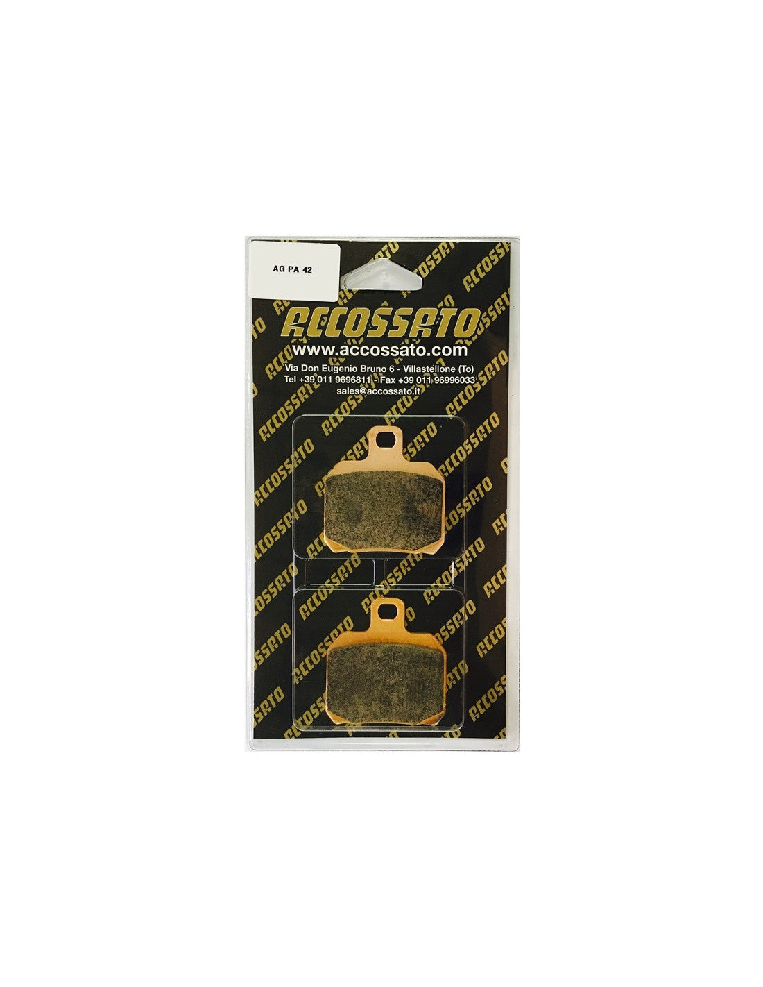 Accossato Brake Pads Kit For Motorcycle, AGPA42ST (Rear) Accossato