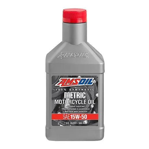 AMSOIL 15W-50 Synthetic Metric Motorcycle Oil AMSoil