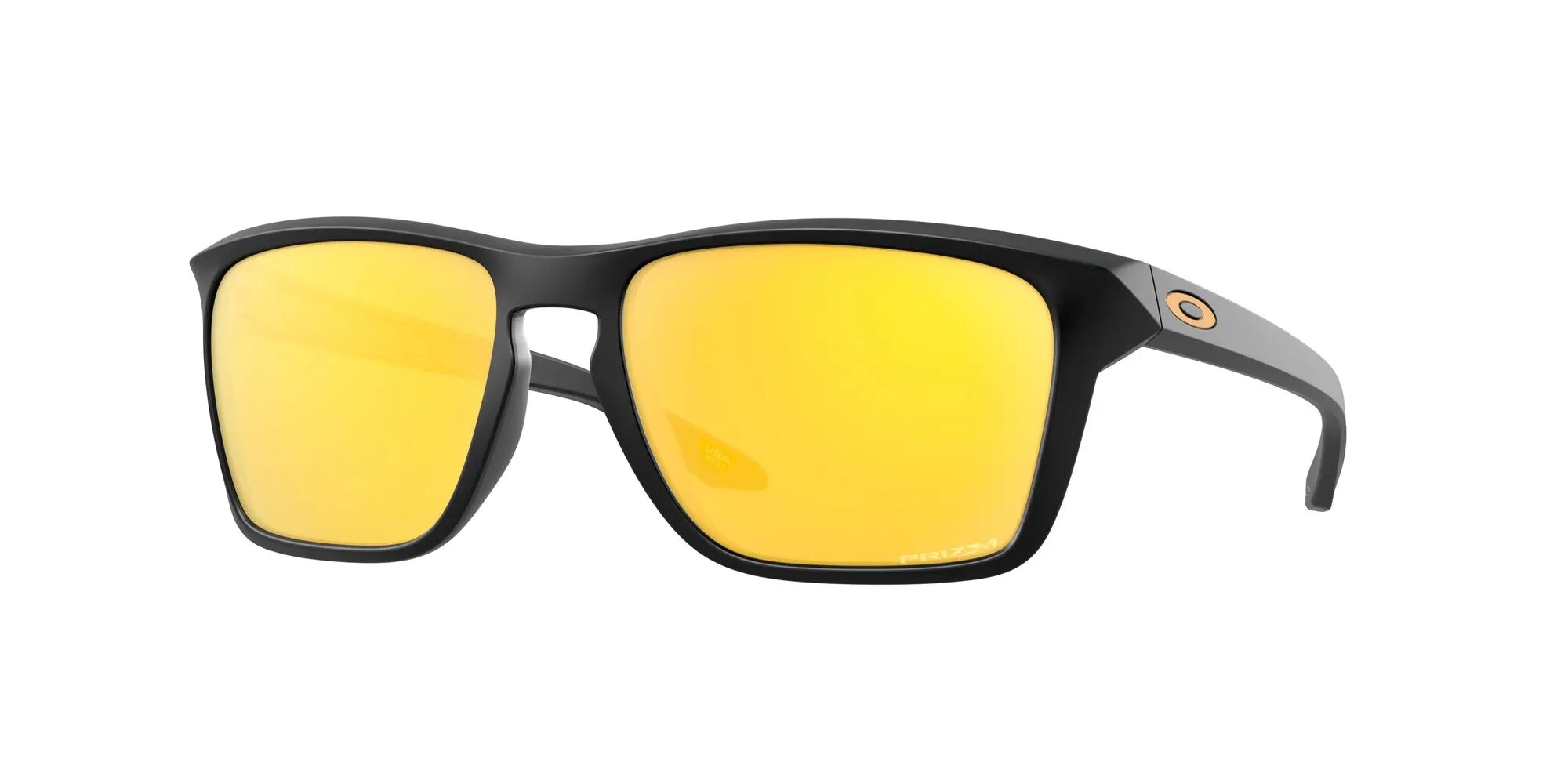 Oakley Sylas Prizm Yellow Mirrored 24k Polarised Lens, Matte Black Fra ...