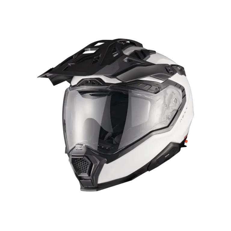 Nexx X. WED3 Plain White Pearl Adventure Helmet NEXX