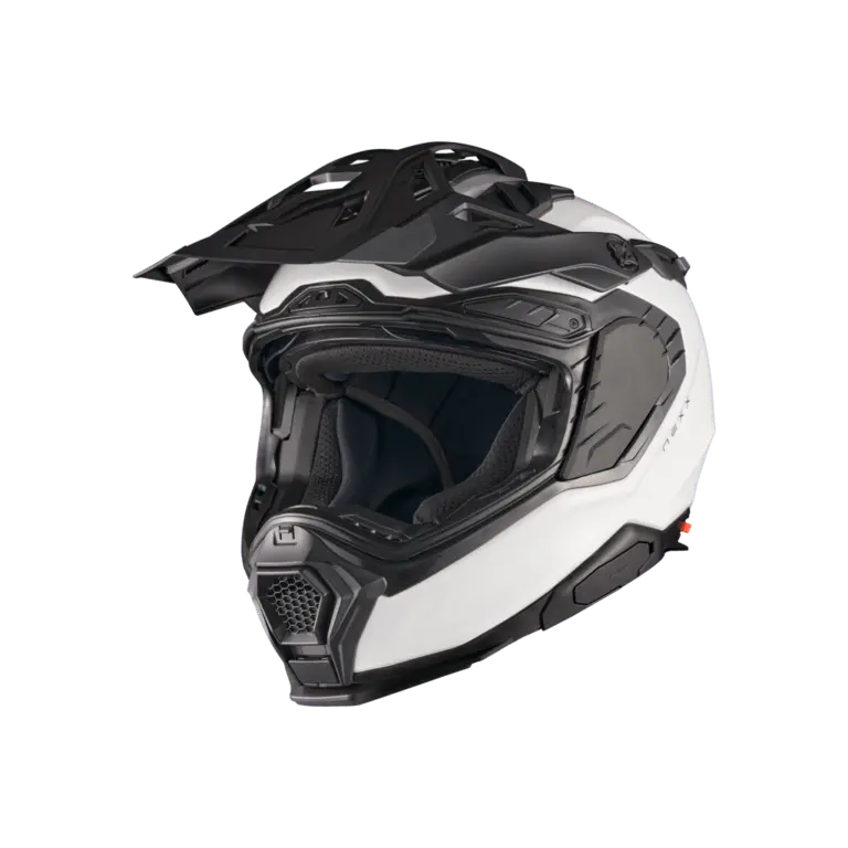 Nexx X. WED3 Plain White Pearl Adventure Helmet NEXX