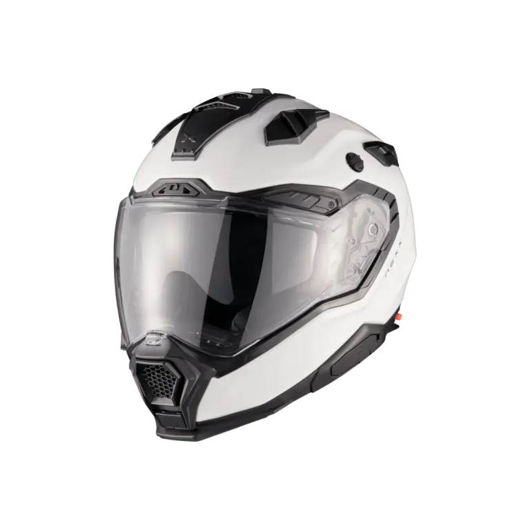 Nexx X. WED3 Plain White Pearl Adventure Helmet NEXX