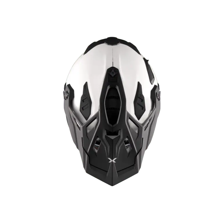 Nexx X. WED3 Plain White Pearl Adventure Helmet NEXX