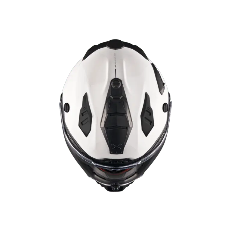 Nexx X. WED3 Plain White Pearl Adventure Helmet NEXX