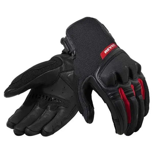 Rev'it! Duty Gloves (Black / Red) Pathpavers