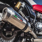 ROYAL ENFIELD INTERCEPTOR 650 2021-2024, SATINOX, DUAL HOMOLOGATED LEGAL SLIP-ON EXHAUST INCLUDING REMOVABLE DB KILLERS, LINK PIPES AND CATALYSTS GPR Exhaust